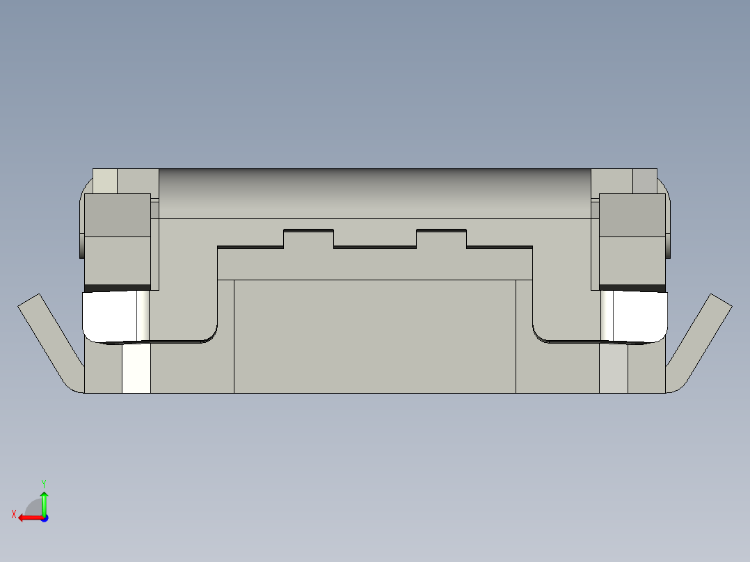 13.5㎜ x 2.9㎜方形侧面操纵轻触开关后视图