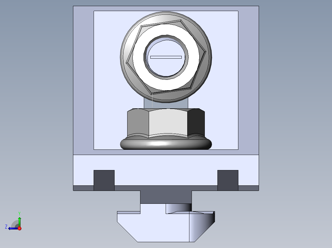 铝型材及其附件3.21.40.4040.STC前视图
