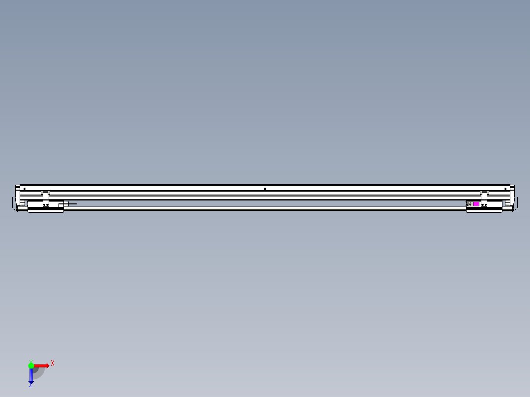 威洛博VL系列3d模型模组2VL14S1Y-S1200俯视图