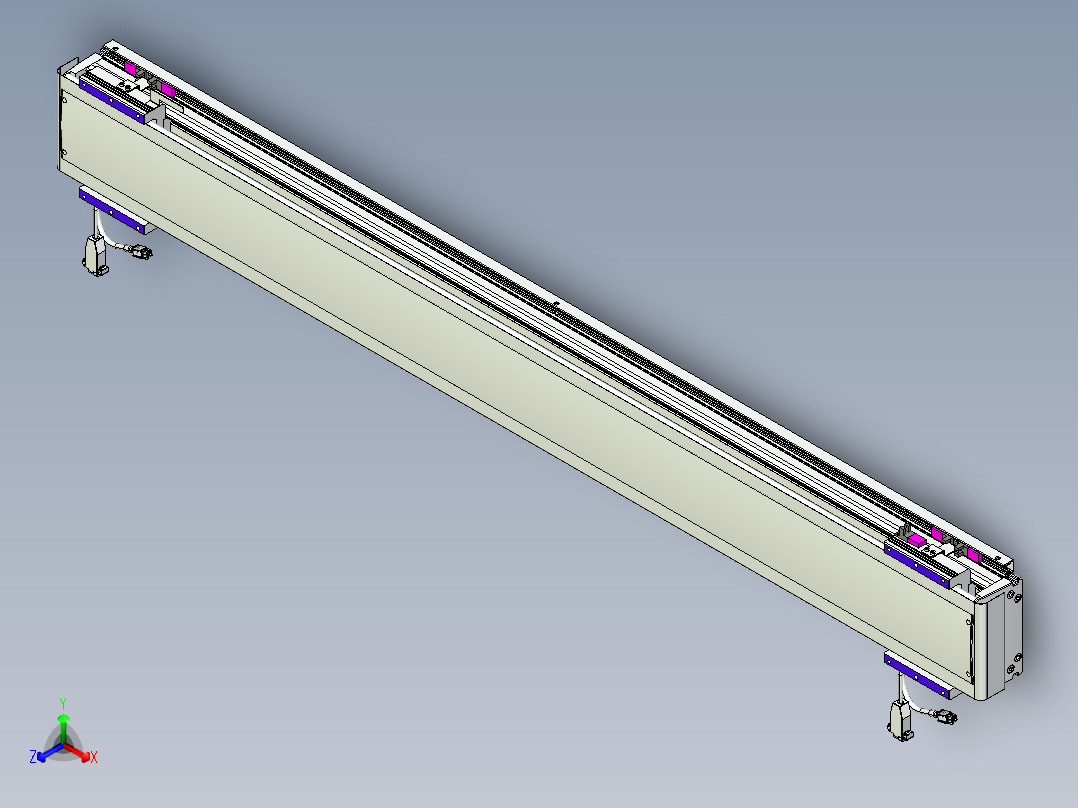 威洛博VL系列3d模型模组2VL14S1Y-S1200正等轴测图