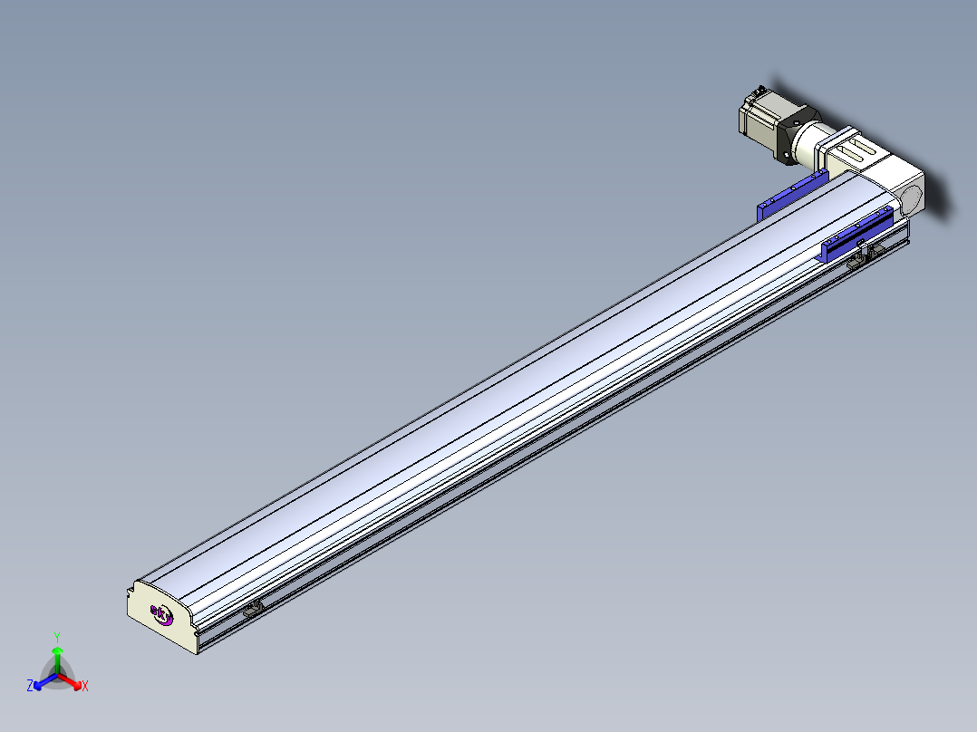 同步带滑台-半封闭B17-L100-S1450-L-P75-D3-N3