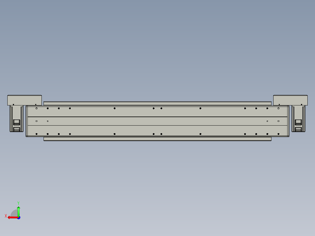 威洛博双电机滑台-VBC14S2-L50-S600-BLR-P40-C6后视图