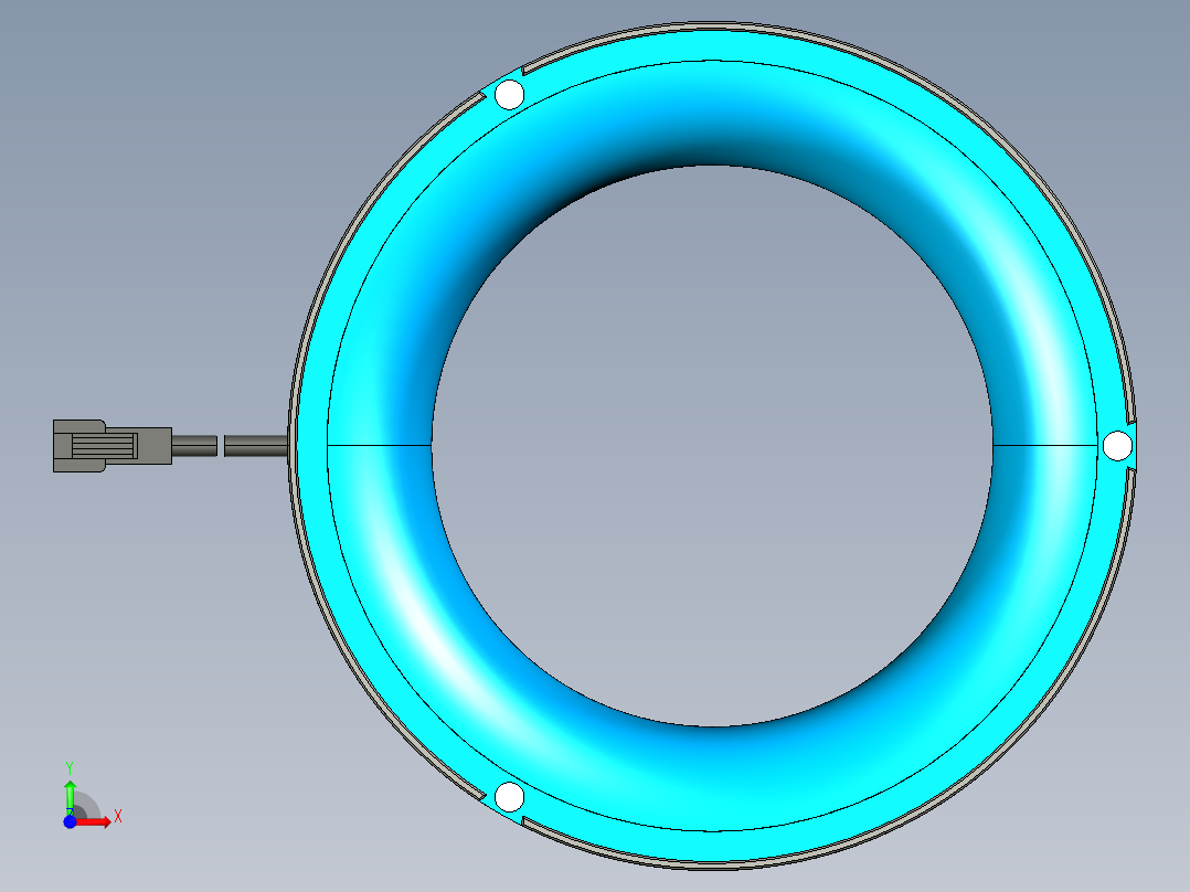 基恩士CA-DRB13M_kc图纸模型前视图