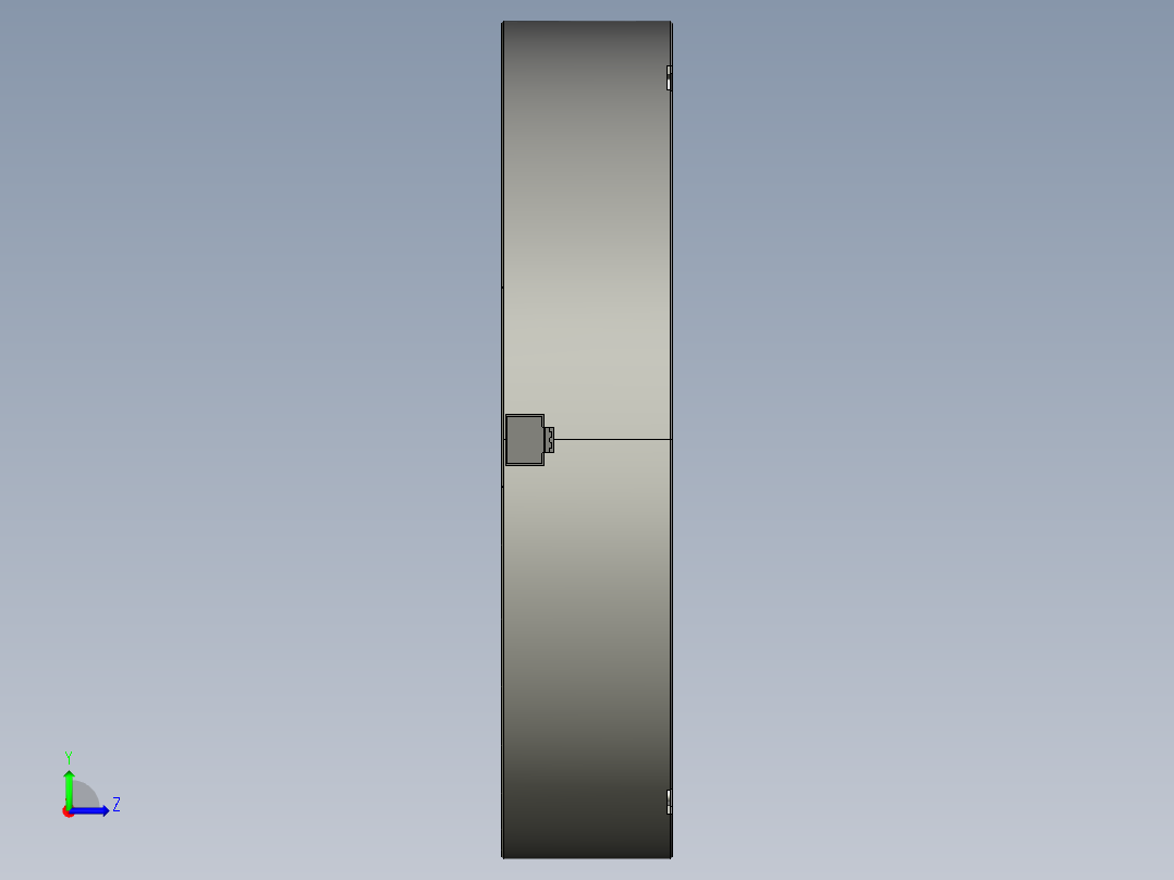 基恩士CA-DRB13M_kc图纸模型左视图