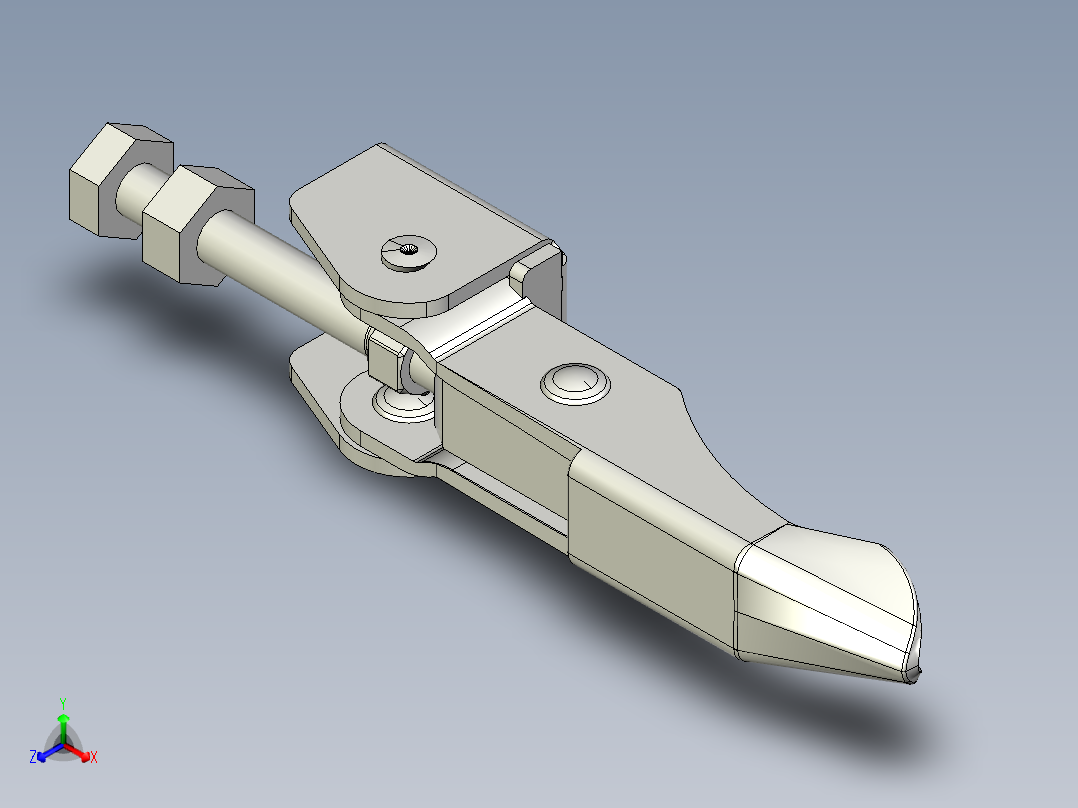 門閂式夾鉗SSP(E)-3D多系列多零件图纸模型