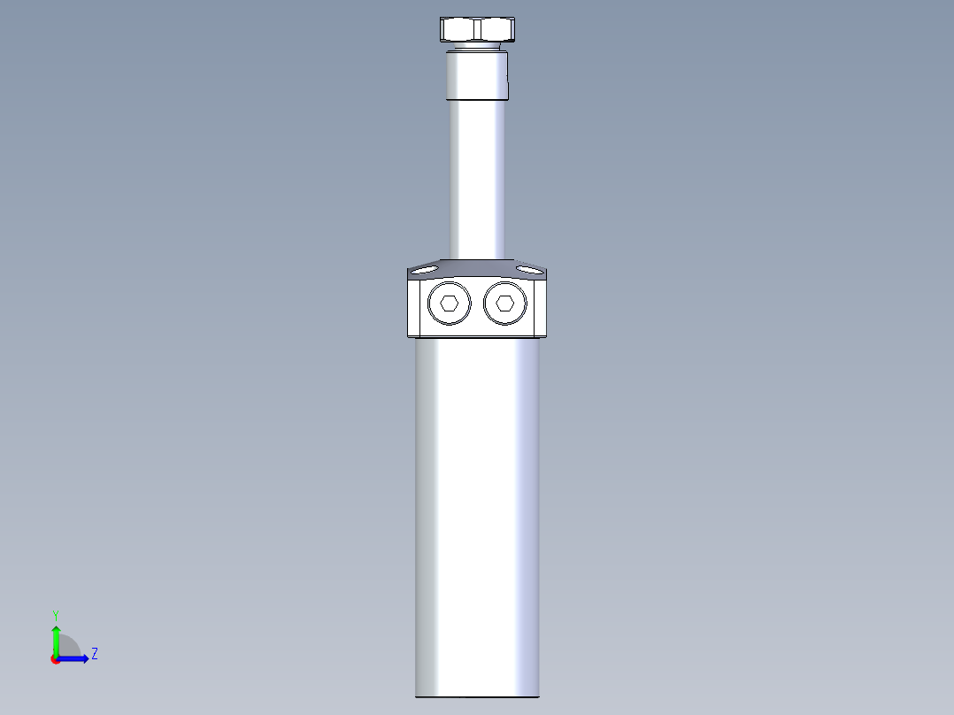 KOSMEKLHA0400-CR-Q40多系列多零件图纸模型左视图