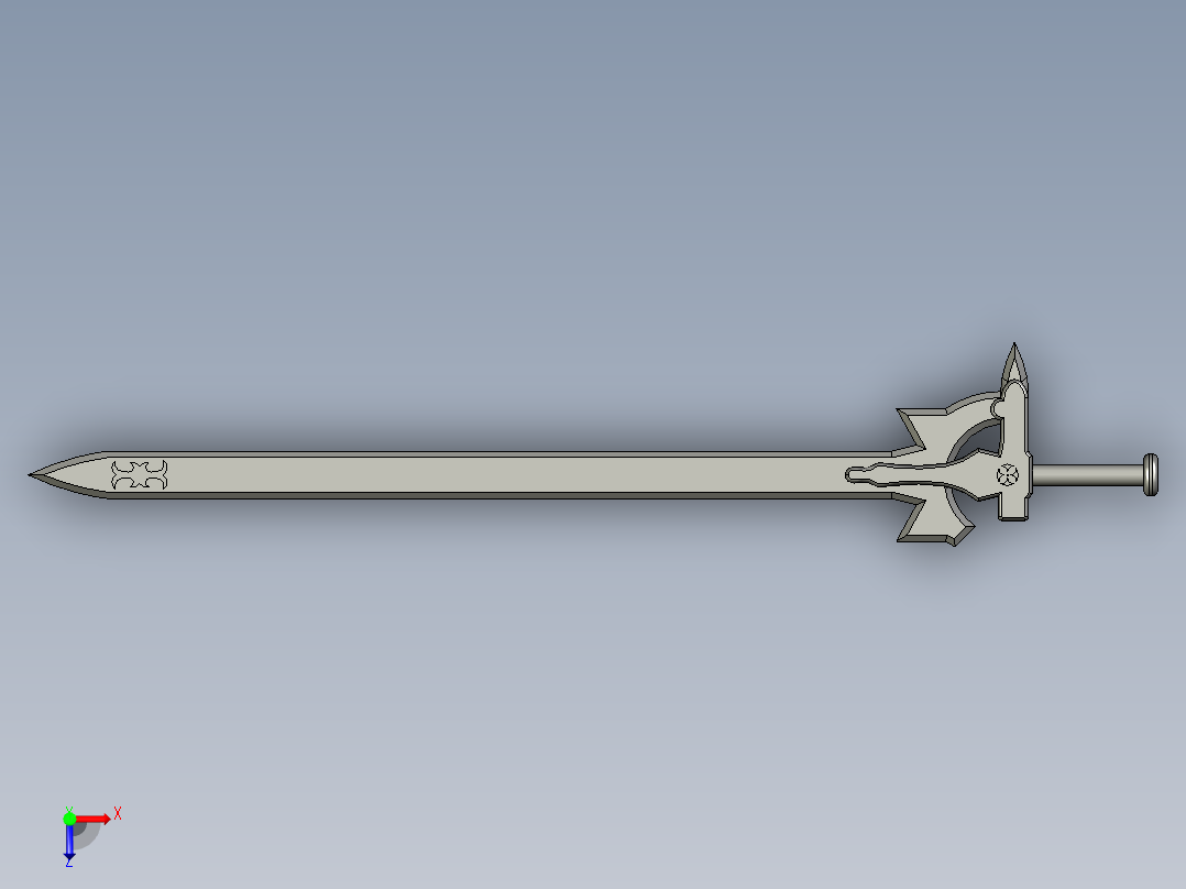 剑、宝剑(67)俯视图