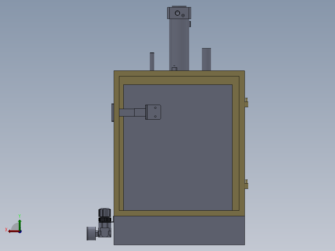 塑胶卡簧装配机sw11可编辑后视图