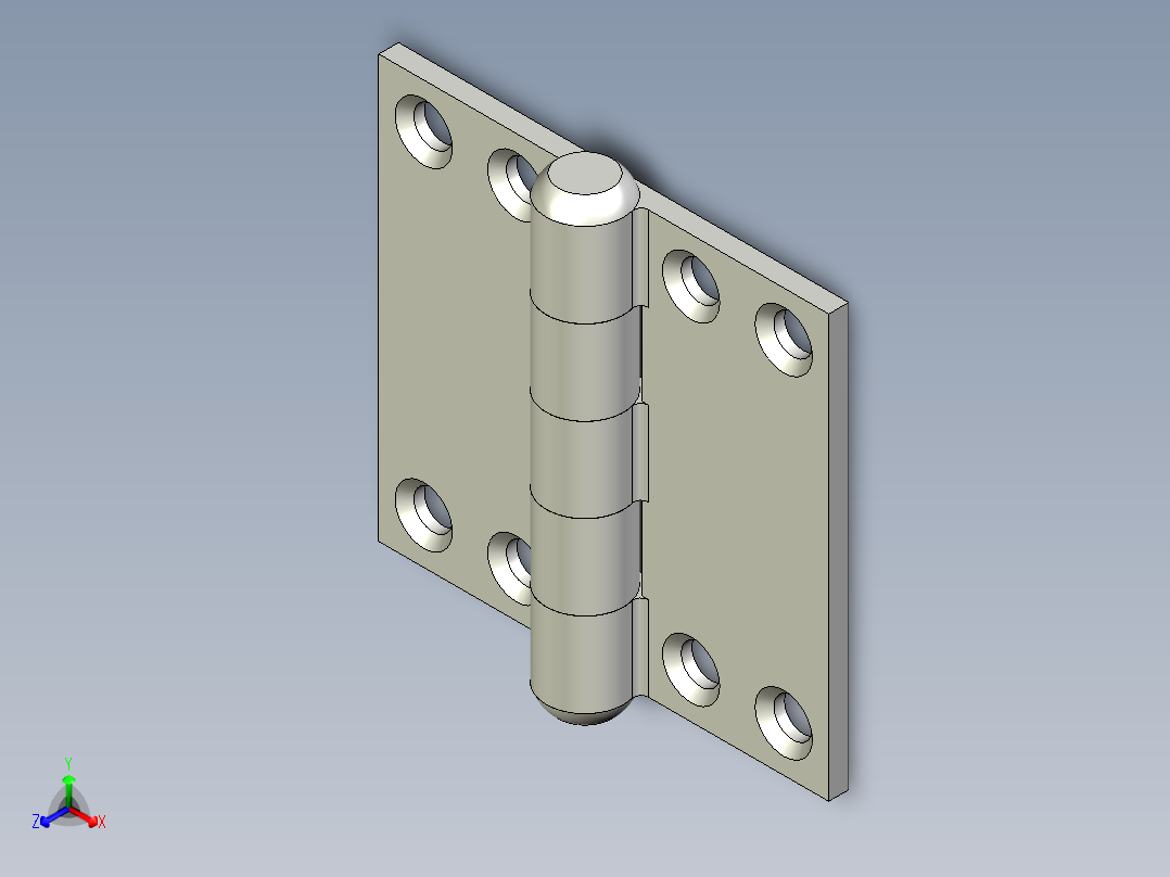 门铰链-Door_Hinge-96x180-16-16-8.5-2正等轴测图
