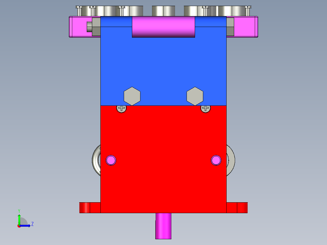 填料箱盖加工工艺及钻12孔夹具设计【含三维】左视图