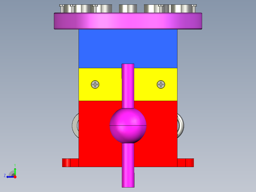 填料箱盖加工工艺及钻12孔夹具设计【含三维】右视图