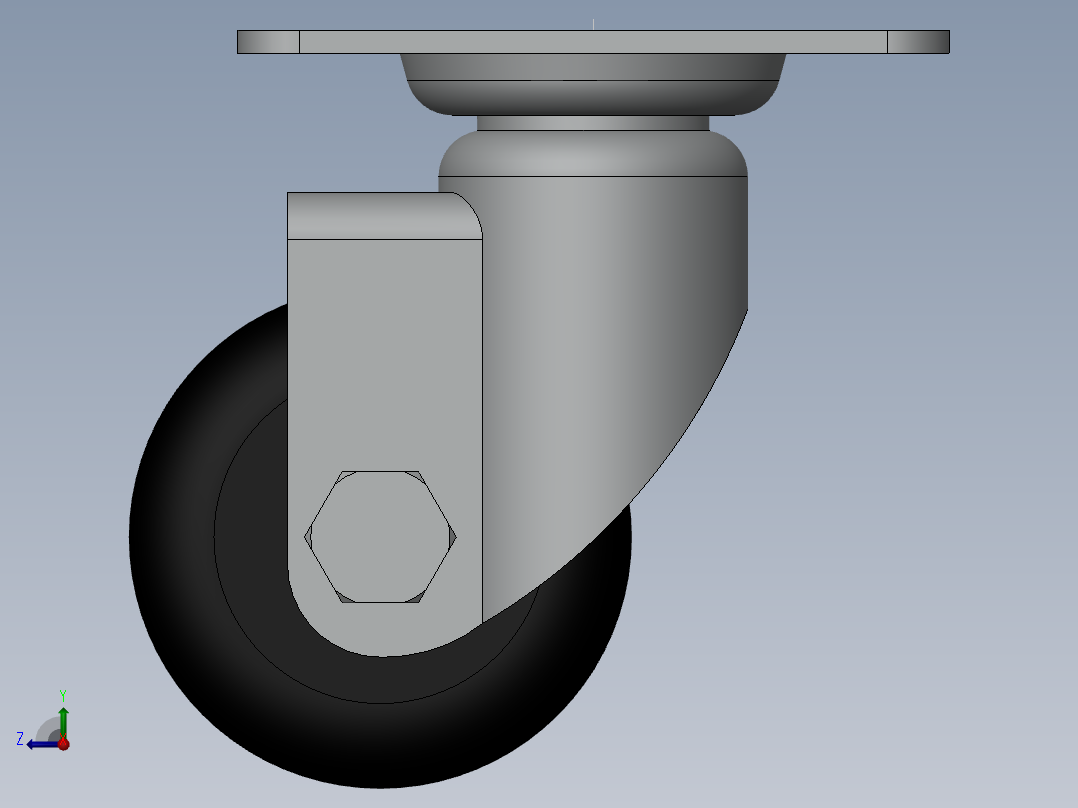 65万向脚轮2右视图