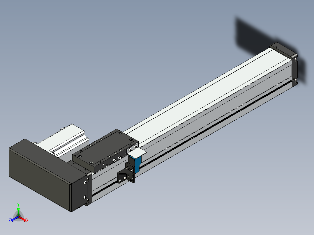 模组FSL60 E400 10C7-BR-B60正等轴测图