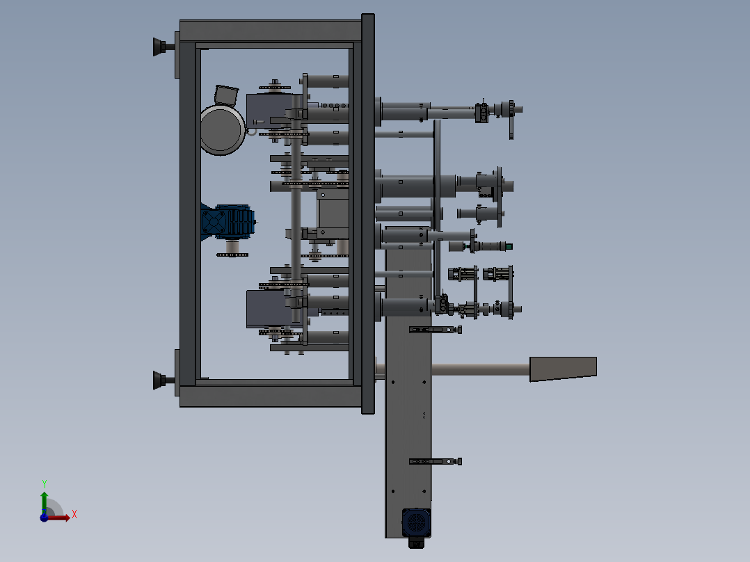自动化研磨球加粉sw21可编辑前视图