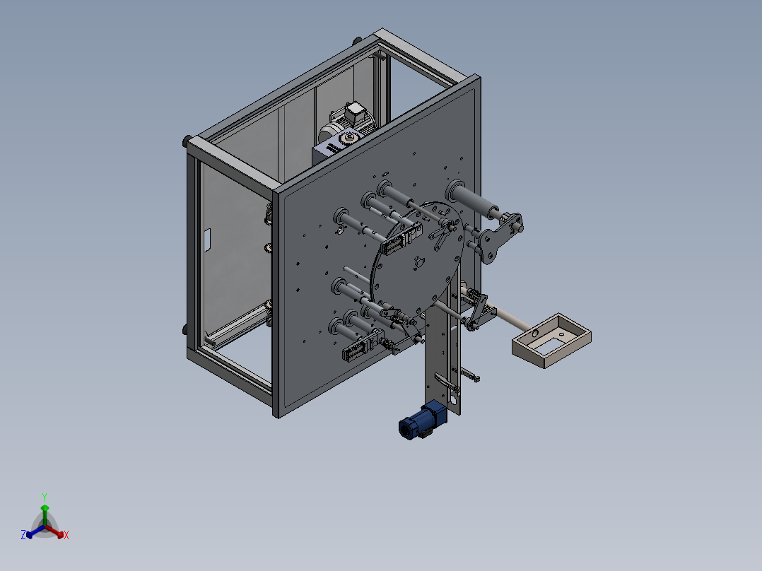 自动化研磨球加粉sw21可编辑正等轴测图