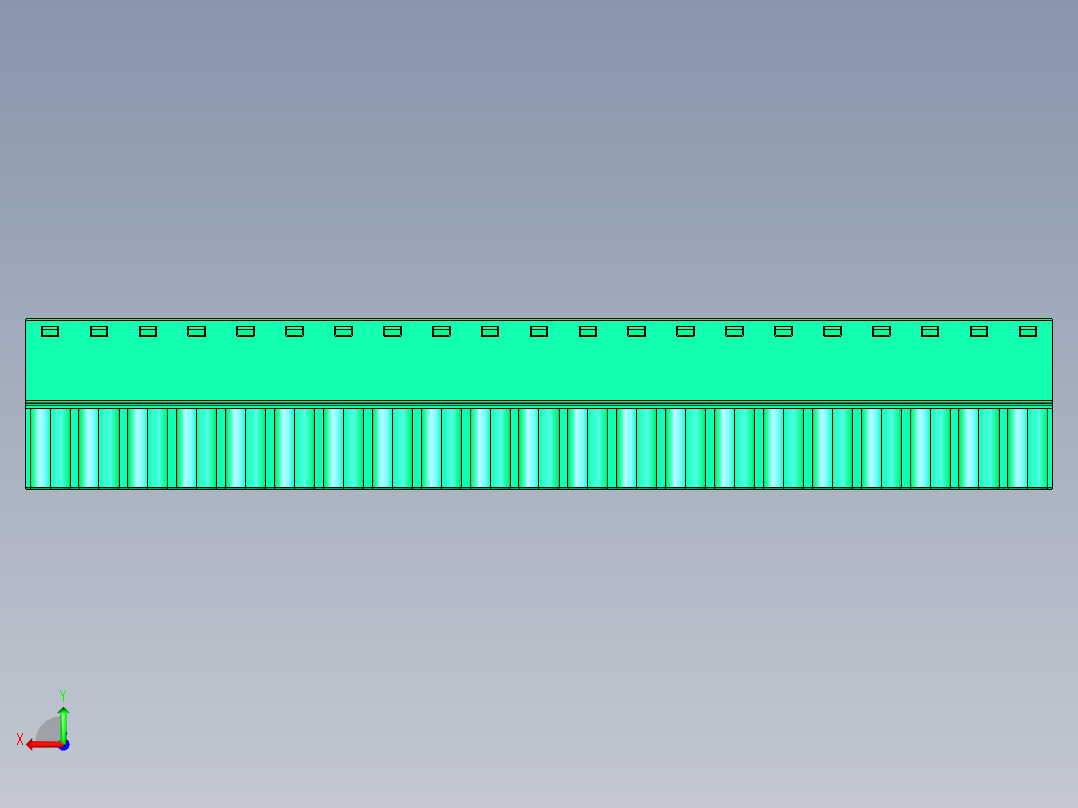 DEGSON 2EDG 系列 5.0mm 可插拔接线端子组-2EDGK-5.0-21P-14-00AH后视图
