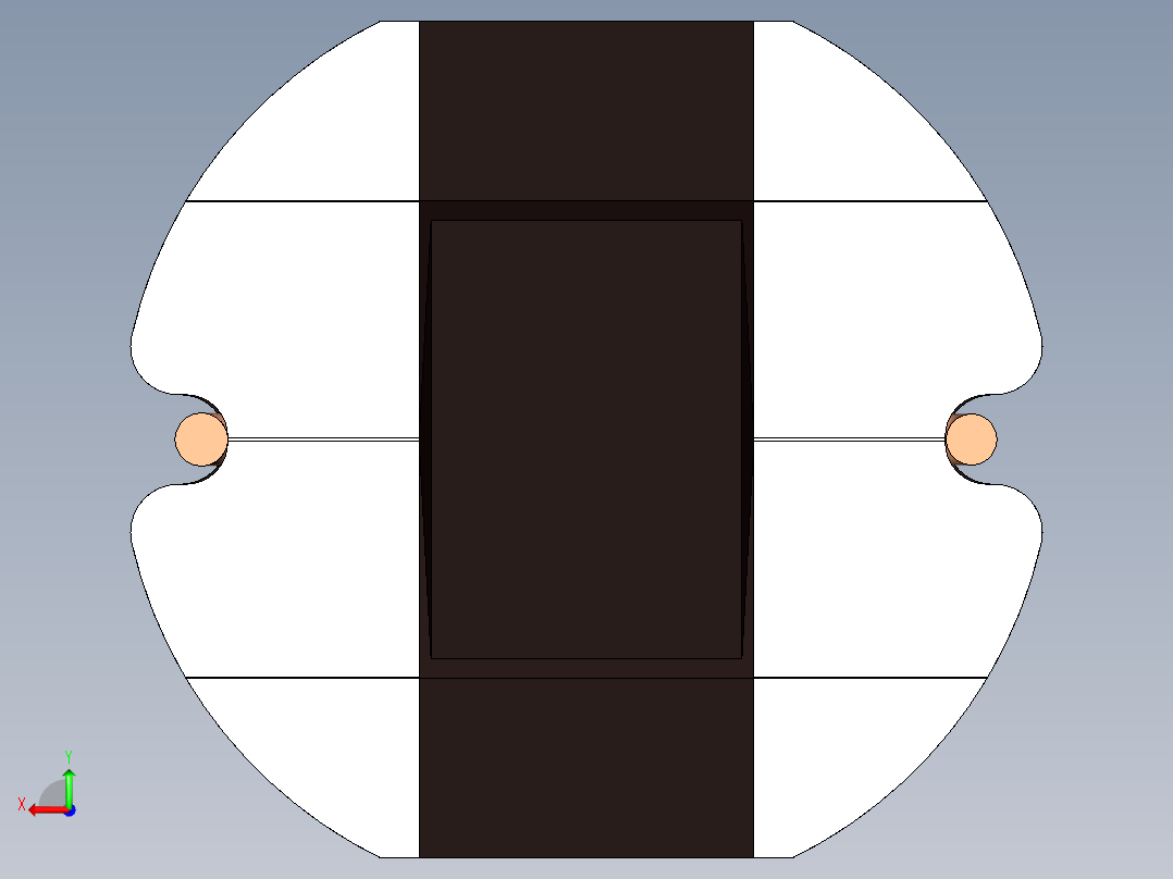 电感SMD，尺寸7850（8x7x5毫米）后视图
