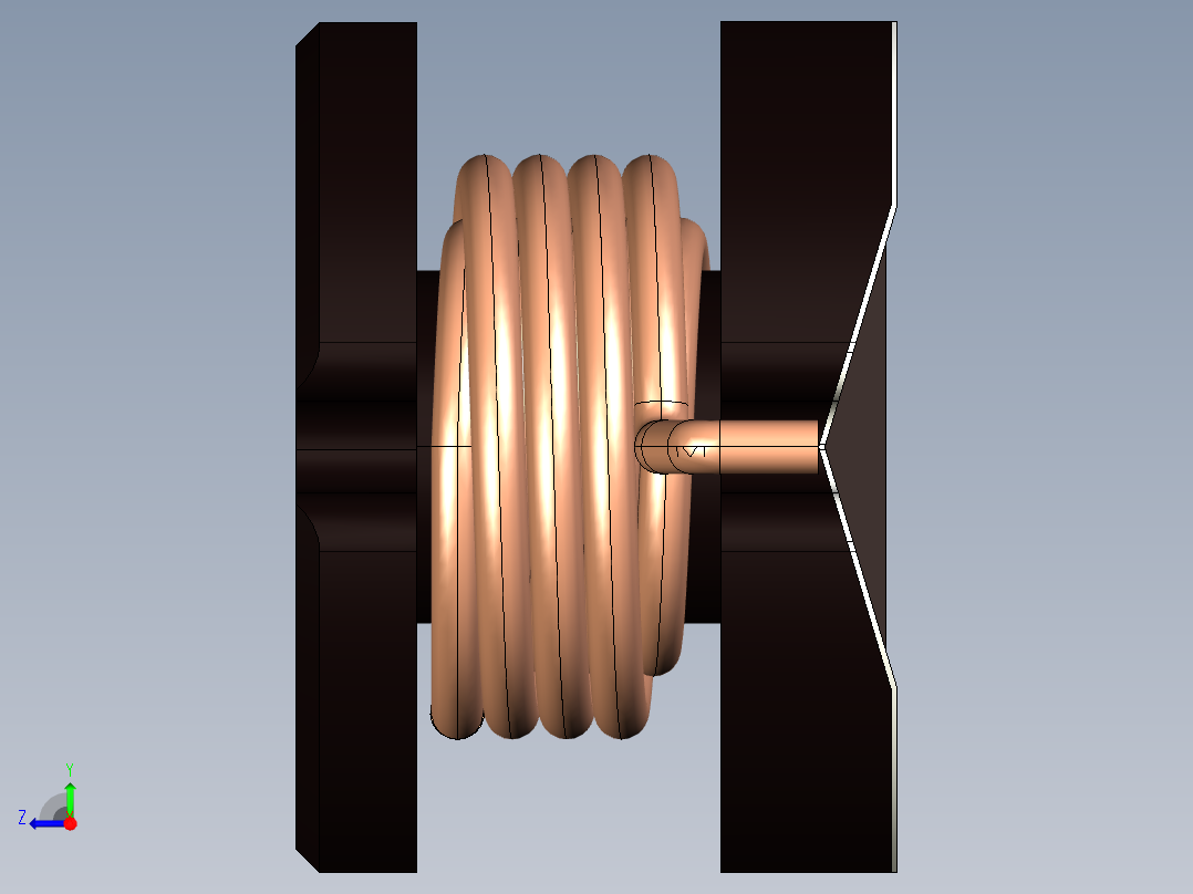 电感SMD，尺寸7850（8x7x5毫米）右视图