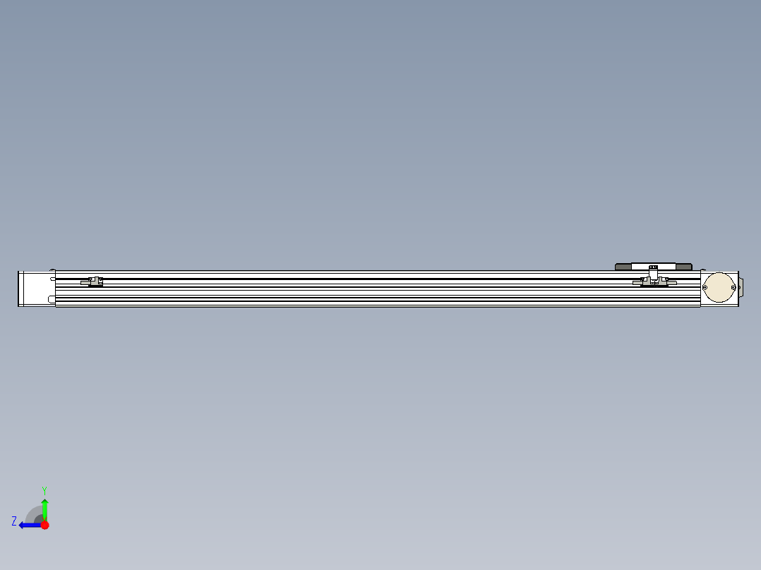 同步带滑台-欧规BC6-L120-S1000-L-P40-D3右视图