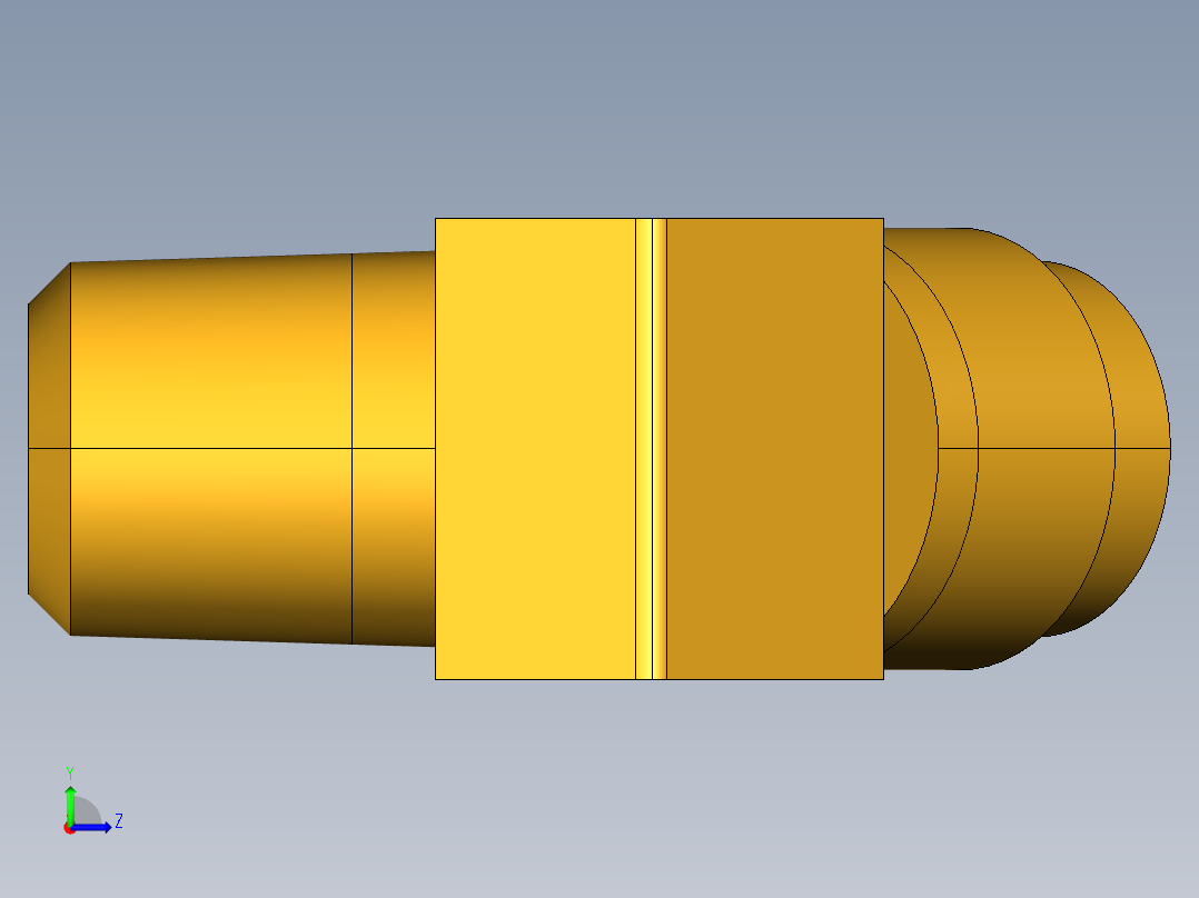 扩口式工业通用硬管接头45Deg Elbow 259F-6-4左视图