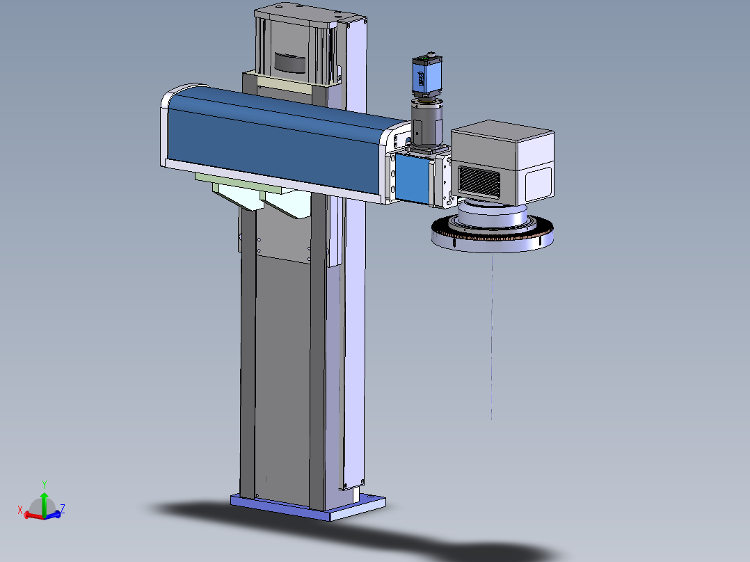 光纤打标机同轴视觉光路