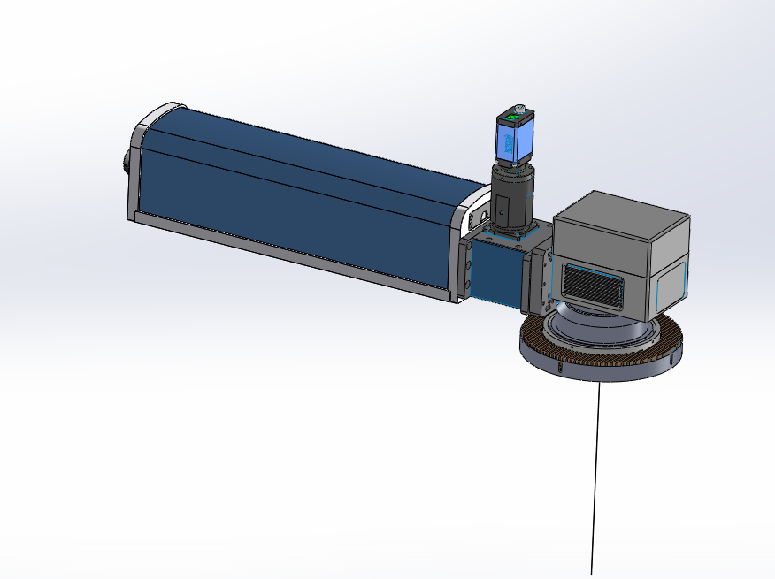 光纤打标机同轴视觉光路