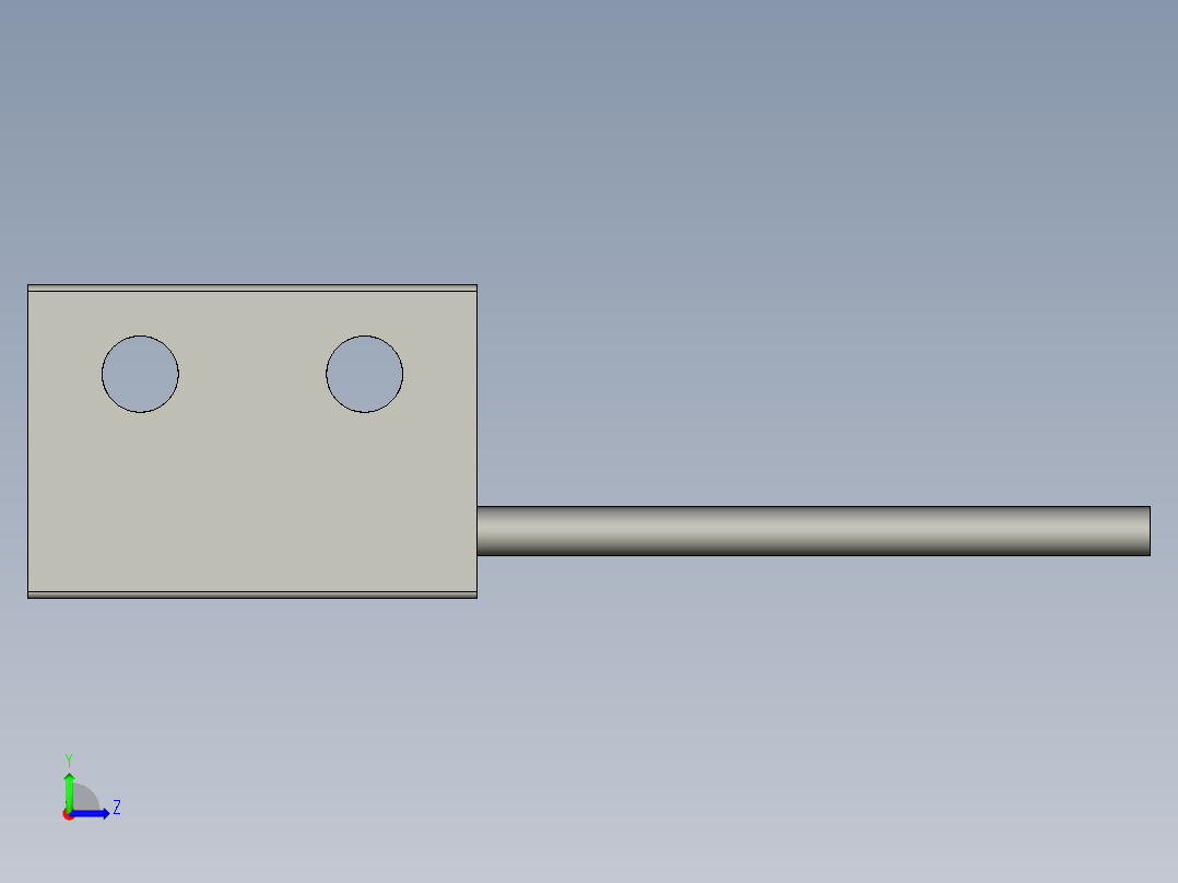基恩士FU-L50Z_2_kc图纸模型左视图