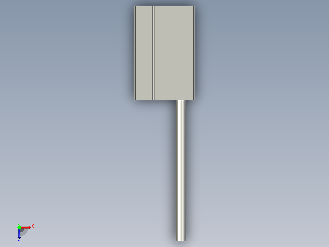 基恩士FU-L50Z_2_kc图纸模型俯视图