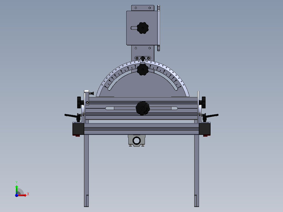 链锯木材切割前视图