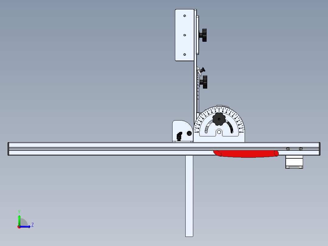 链锯木材切割左视图