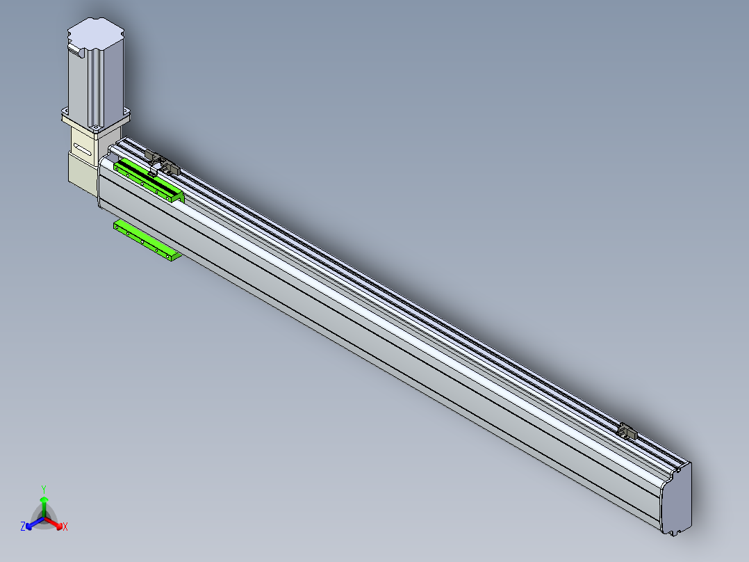 同步带滑台-半封闭B13-L90-S1100-R-Z86-D3