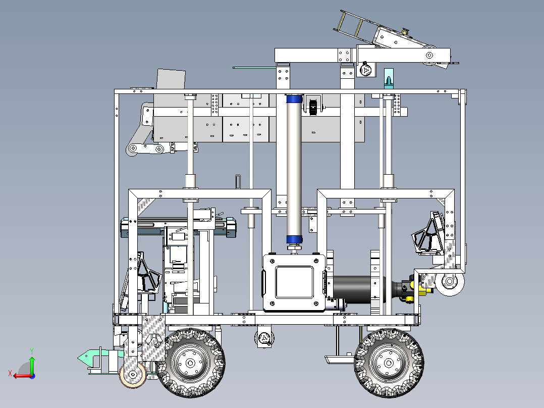 RoboMaster工程机器人深圳大学sw18可编辑+技术文档后视图