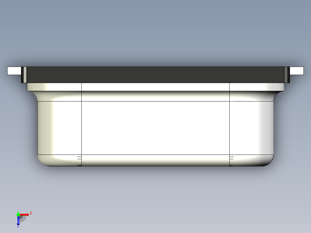 贴片石英晶体HC-49俯视图