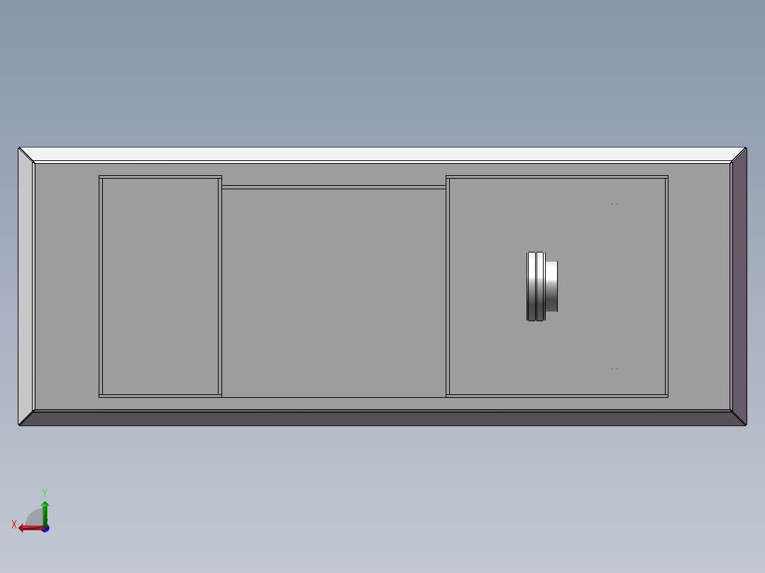 半自动车床后视图