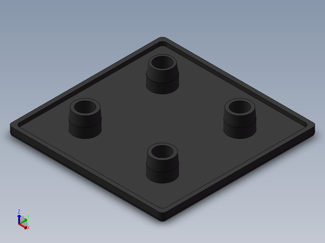 铝型材及其附件4.11.40.8080正等轴测图