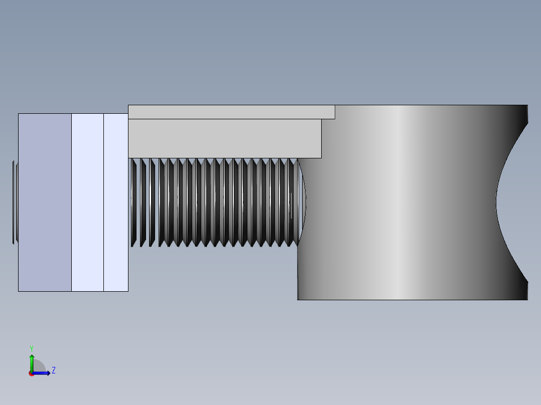 铝型材及其附件3.61.08.ST左视图