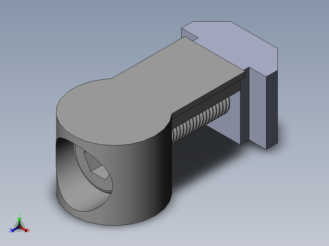 铝型材及其附件3.61.08.ST正等轴测图