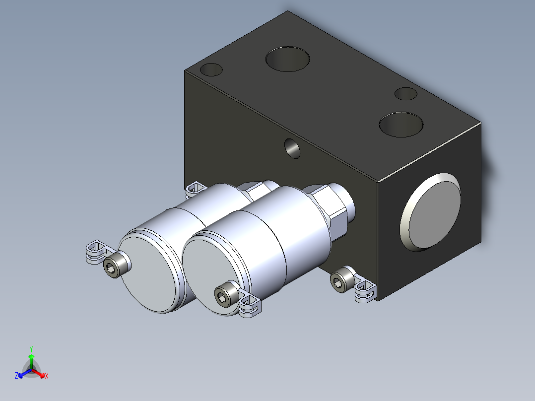 KOSMEKBEQ02□0-0多系列多零件图纸模型多系列多零件图纸模型正等轴测图