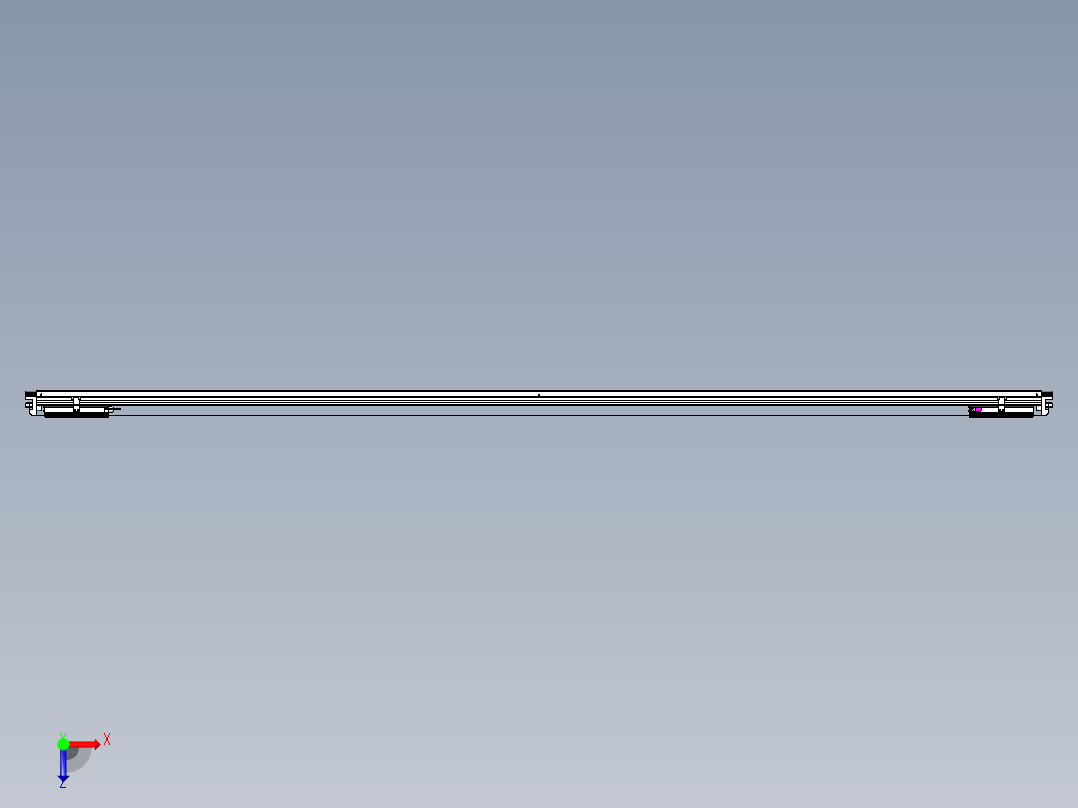 威洛博VL系列直线电机模组-2VL14S3-S2750俯视图