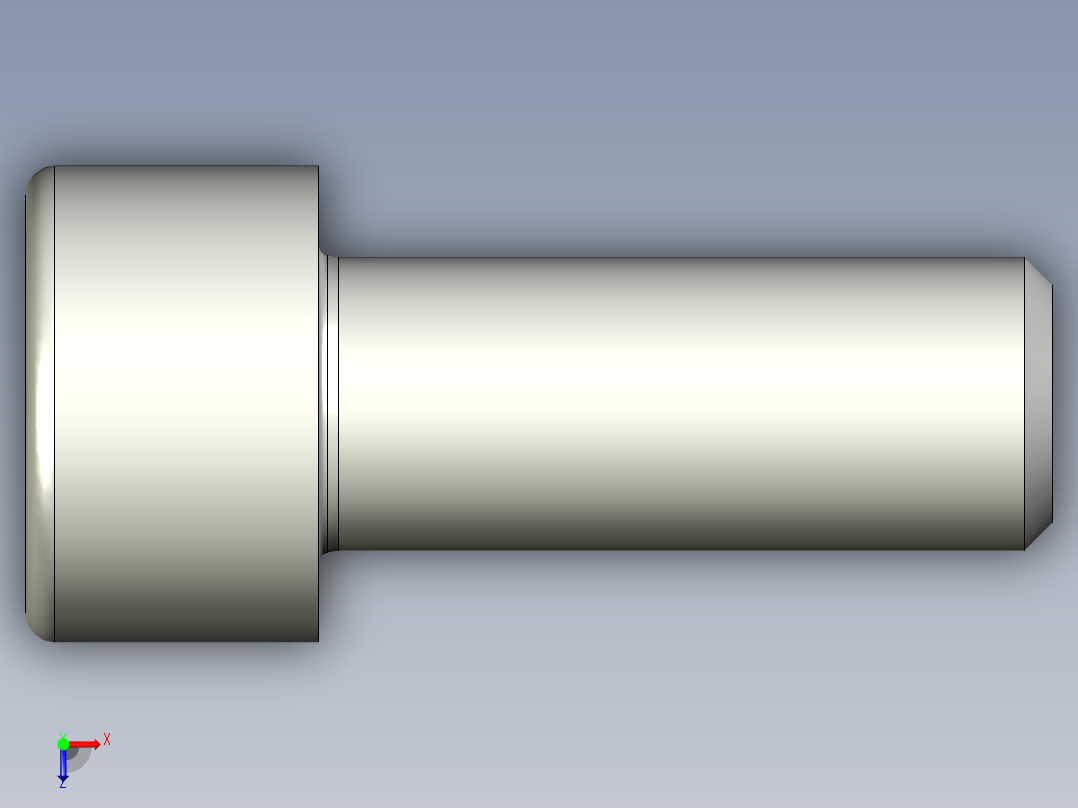 螺钉-DIN_912-M8x20.stp俯视图