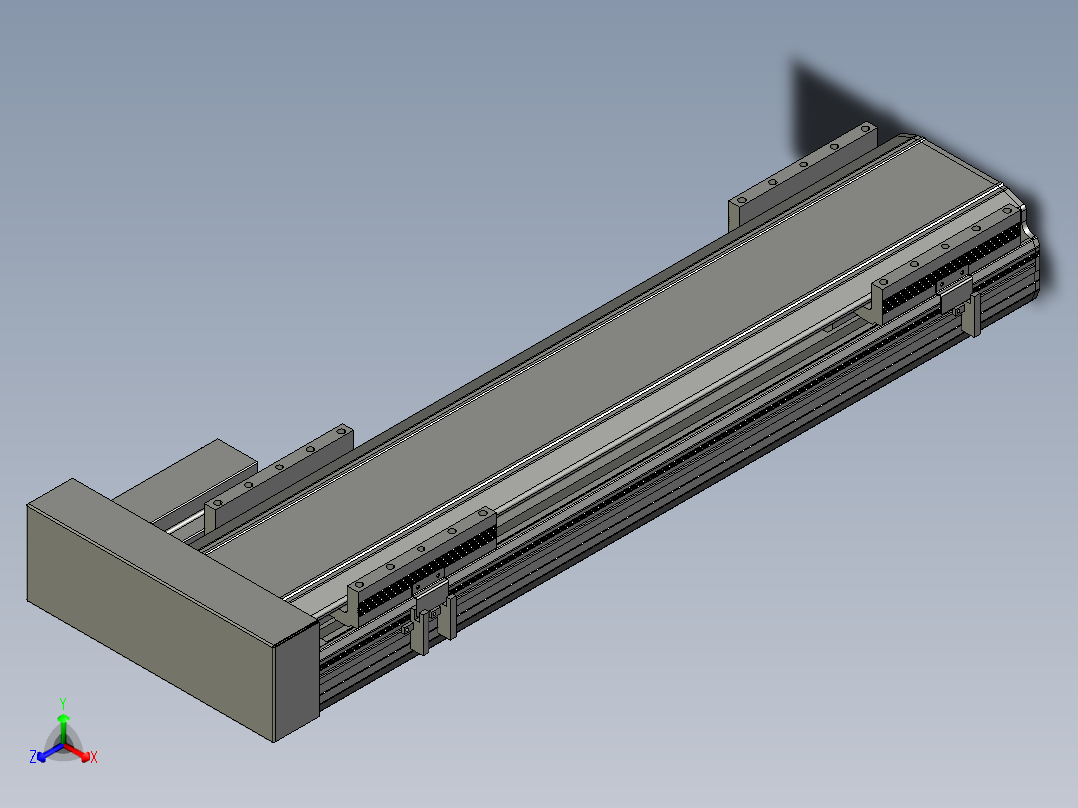 直线模组LHA170-S550-R设计图纸