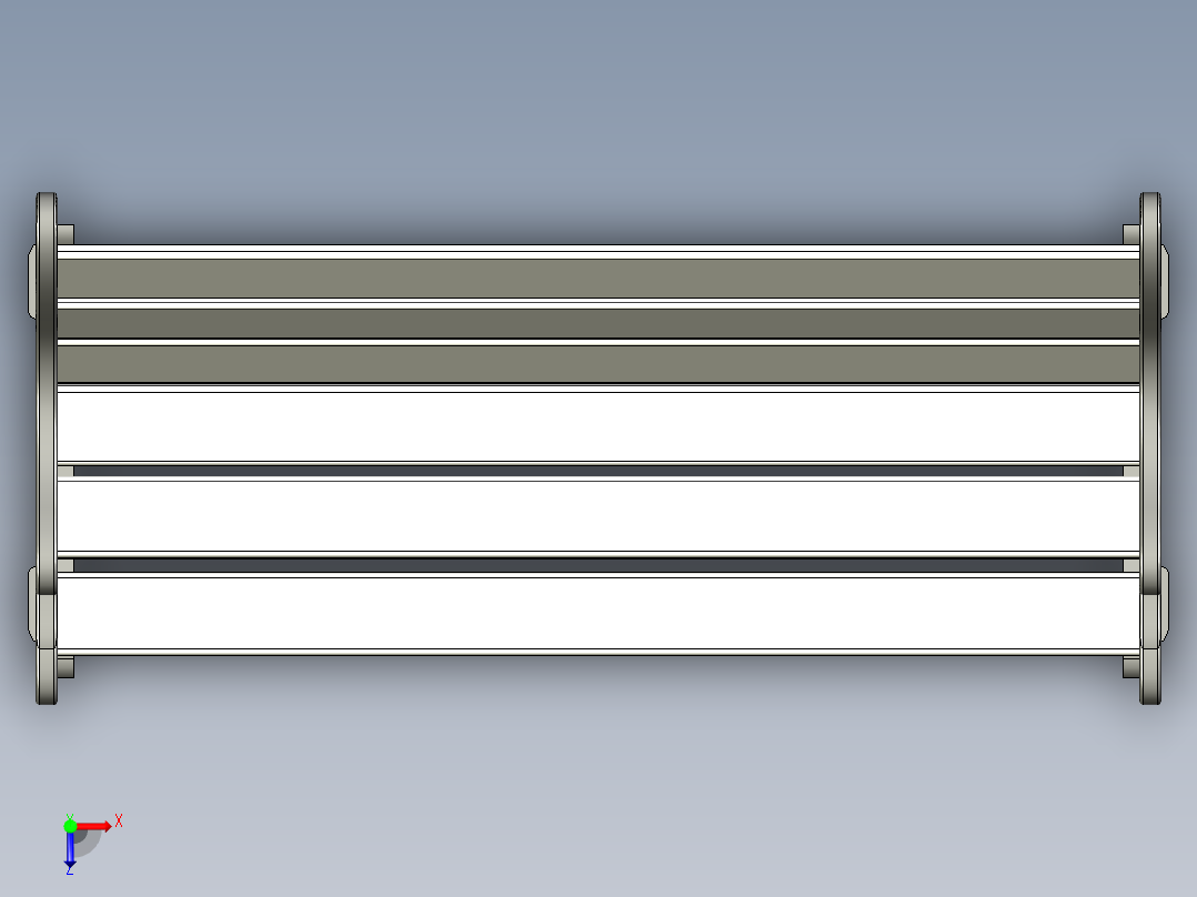 旧式长凳公园俯视图