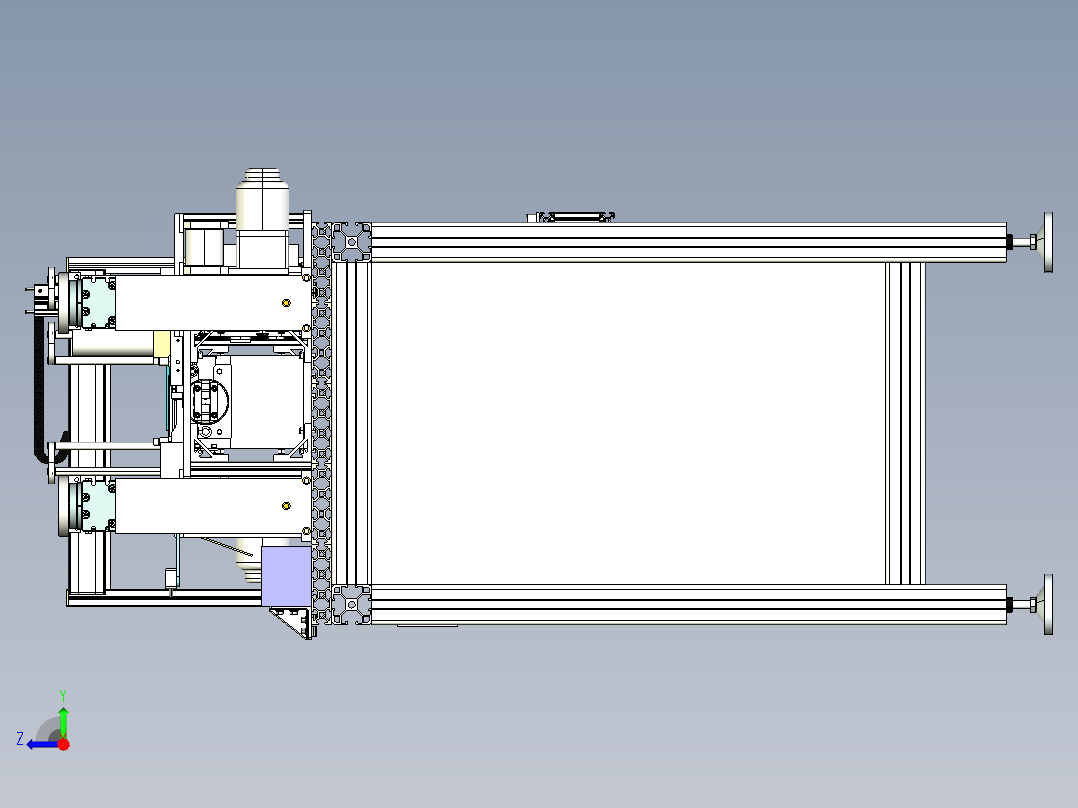 电气机构实训平台step右视图
