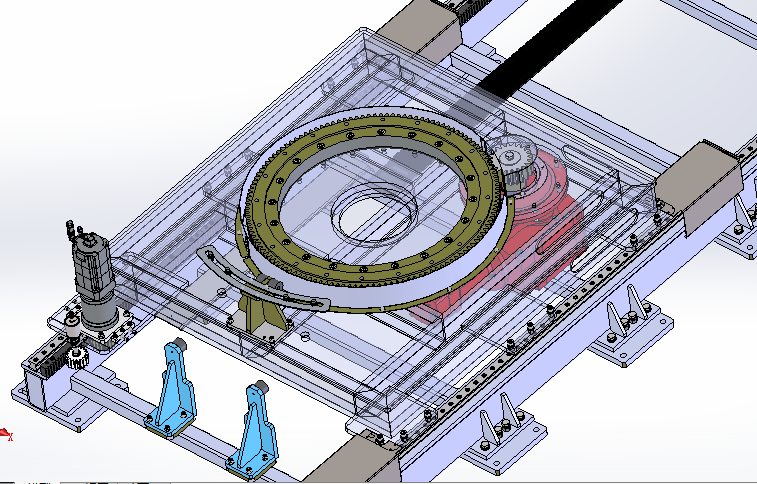 地轨活动小车sw18