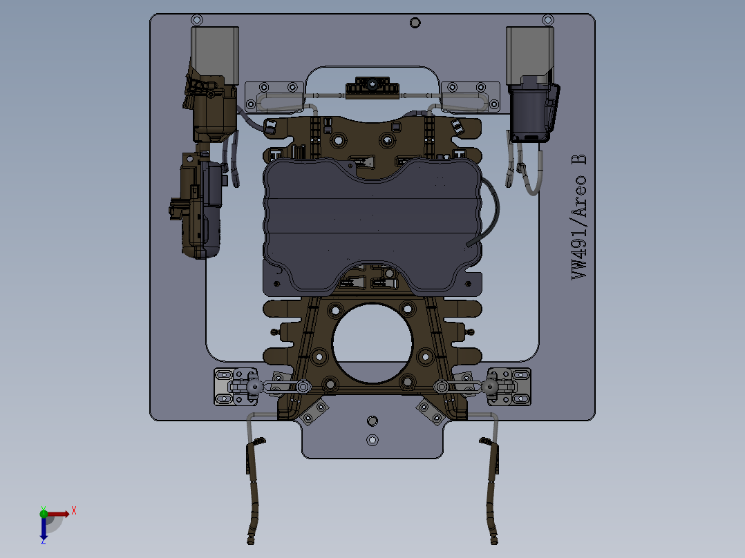 翻转组装螺钉sw20可编辑俯视图