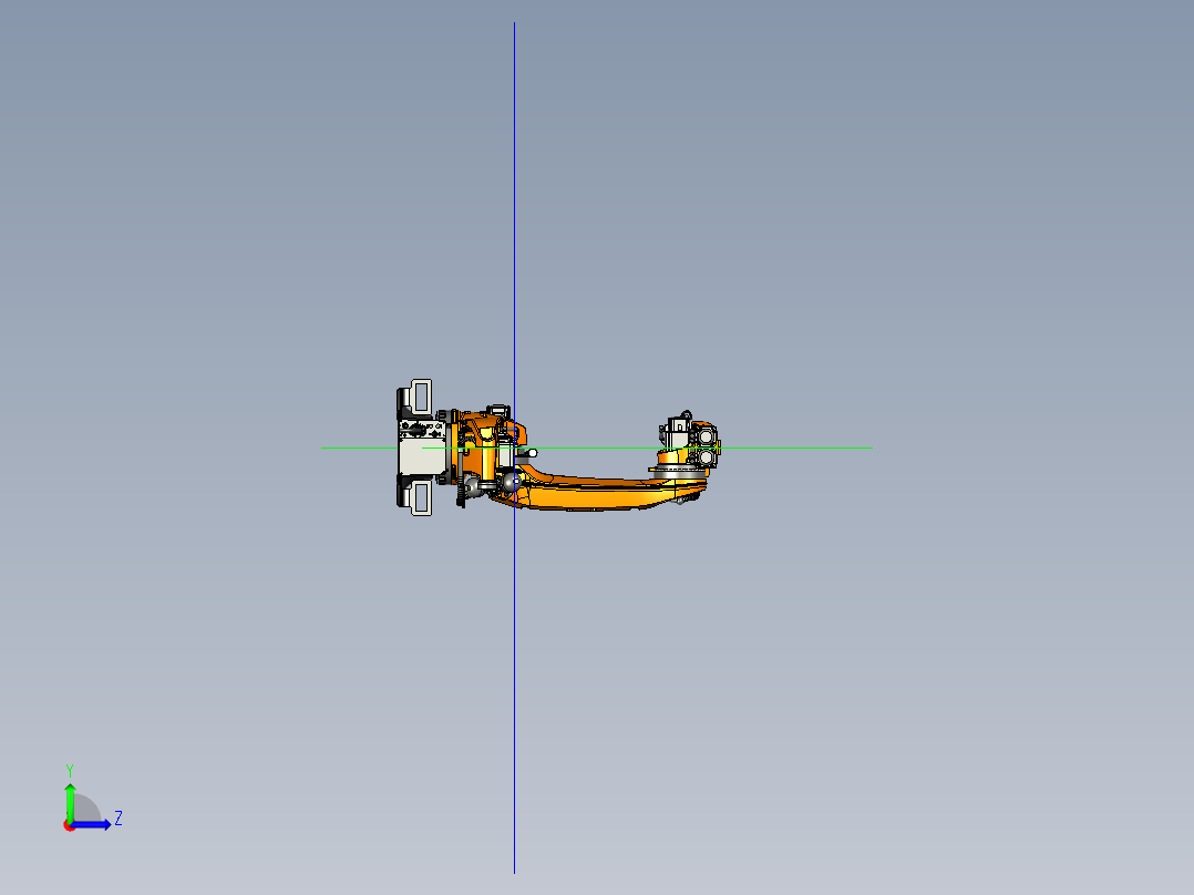 库卡KUKA机器人数模-KR-210-R2700-2-3D数模图左视图