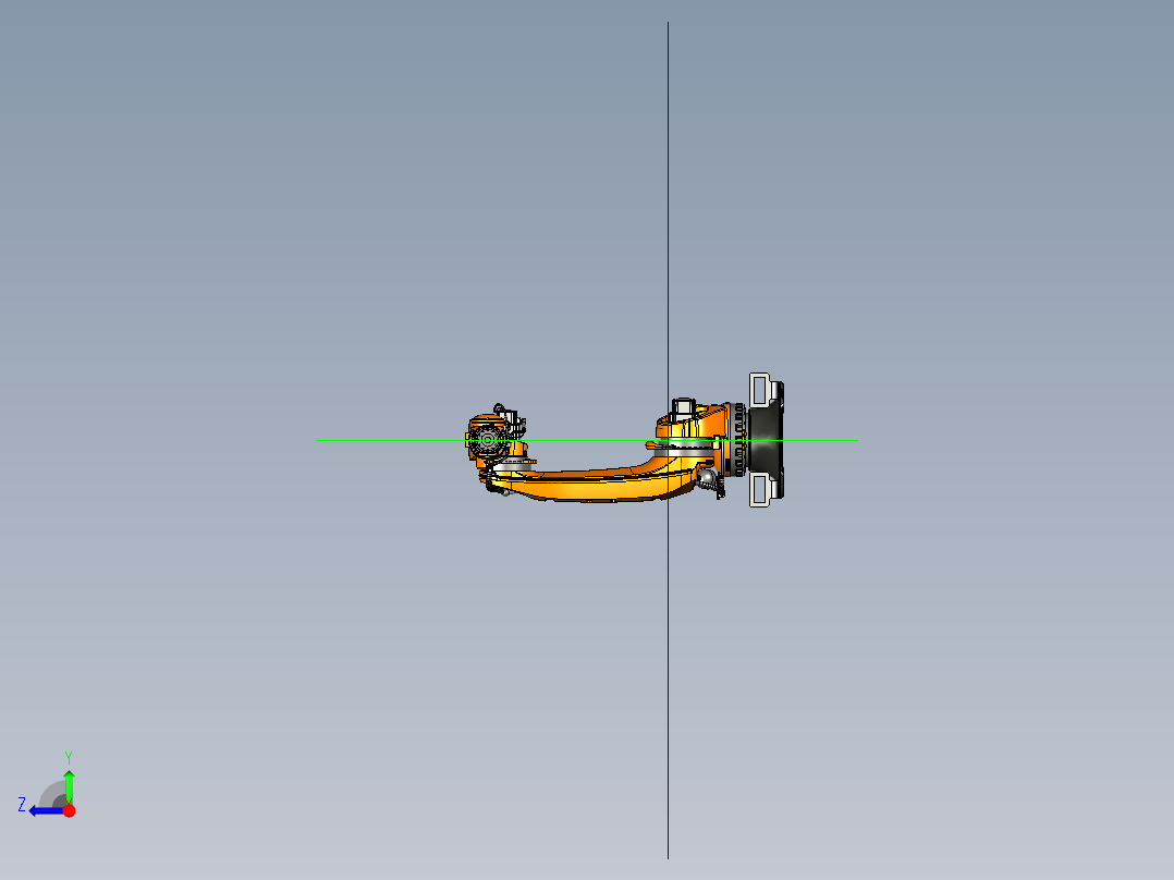 库卡KUKA机器人数模-KR-210-R2700-2-3D数模图右视图