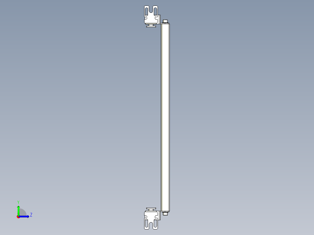 基恩士SL-JB39_side-mount_kc图纸模型左视图