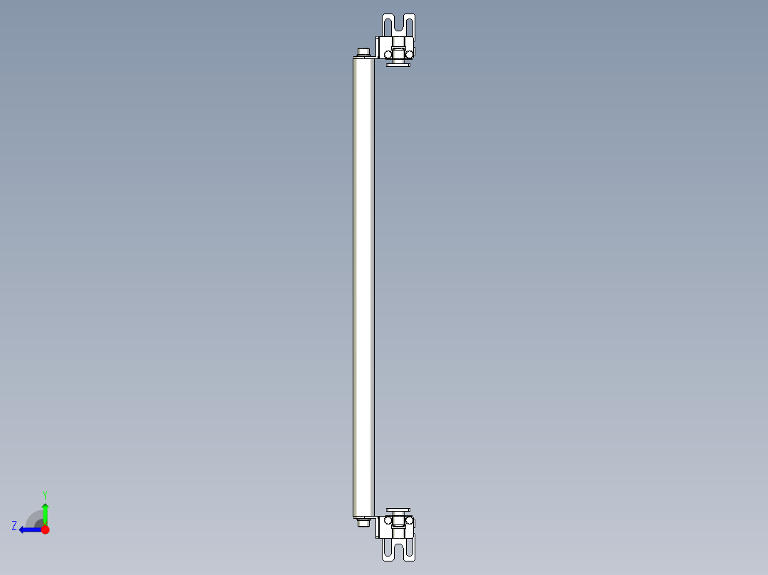 基恩士SL-JB39_side-mount_kc图纸模型右视图