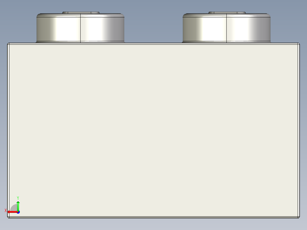 乐高套装 4421基本积木-4211388 - 3004 Medium Stone Grey Brick 1 x 2.STEP后视图